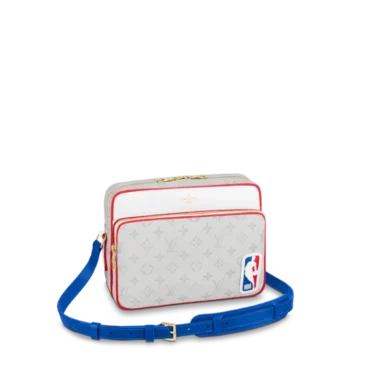 LV X NBA BAG WHITE